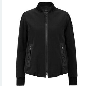NWT Bogner Macie jacket bomber Macy Coat Black short sz 12 ski snow large